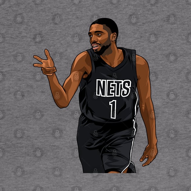 Mikal Bridges by origin illustrations